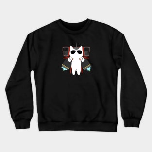 Jetpack Cat Crewneck Sweatshirt